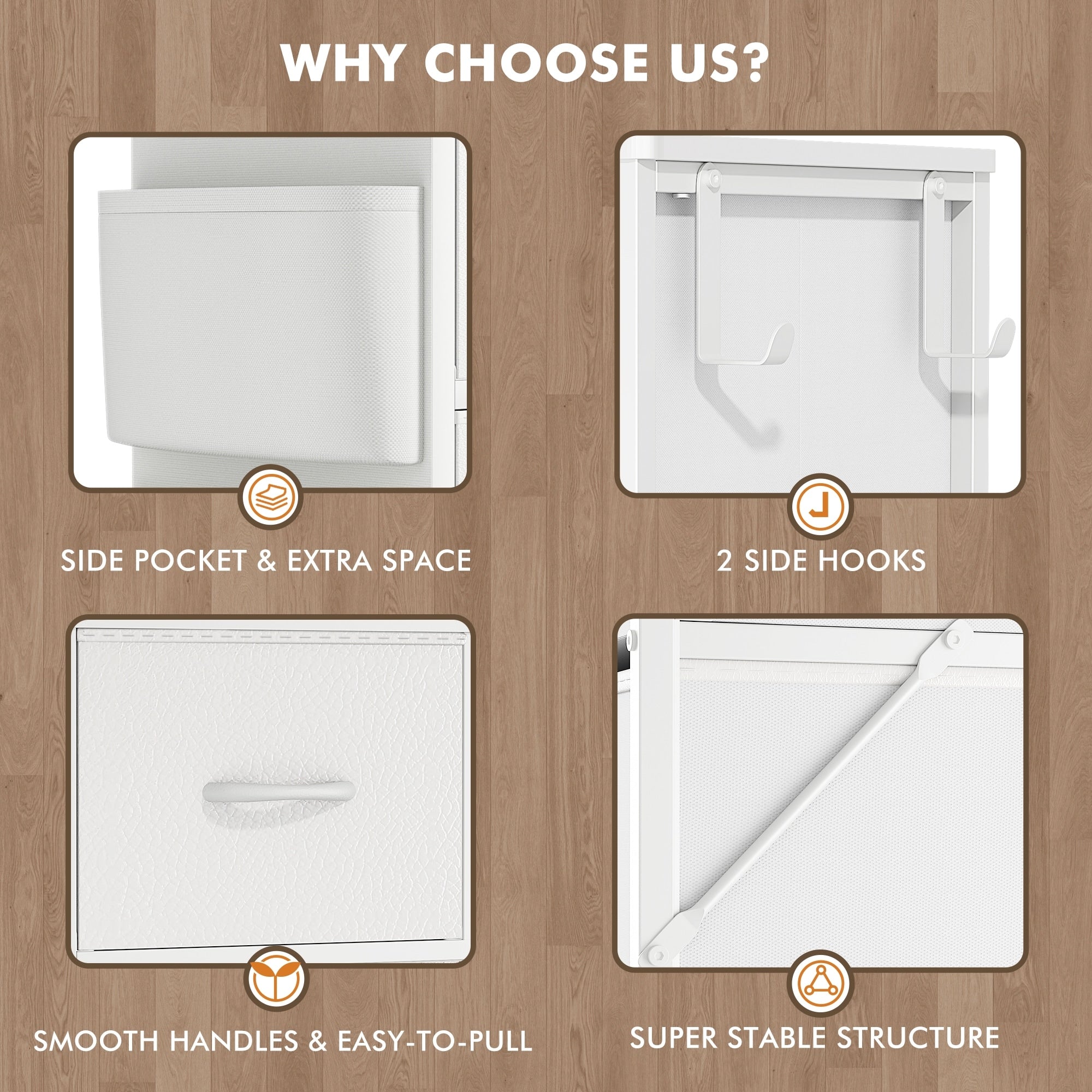 12 Drawer Dresser Fabric Tall Dressers for Bedroom Chest of Drawers