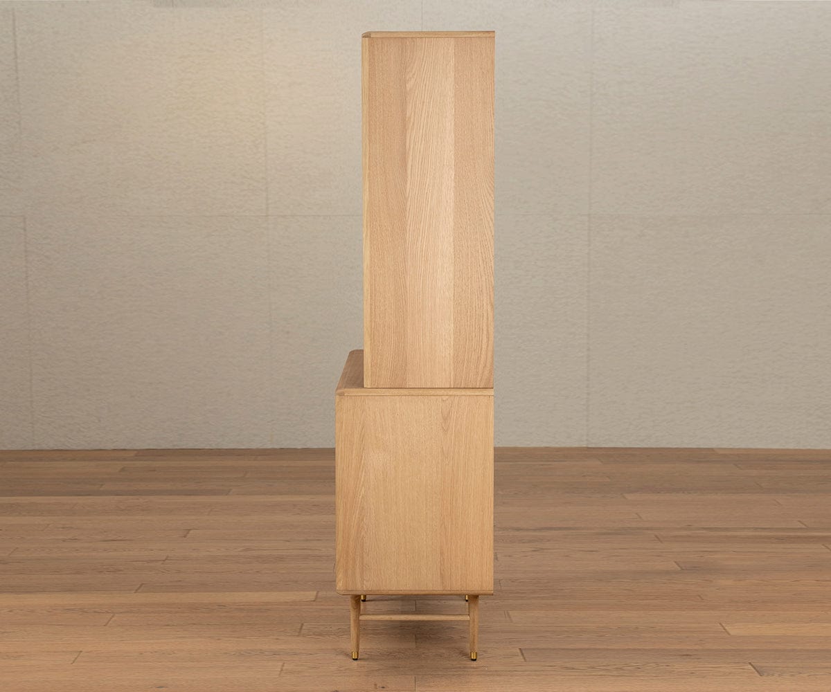 Hendrick High Cabinet II - White Oak