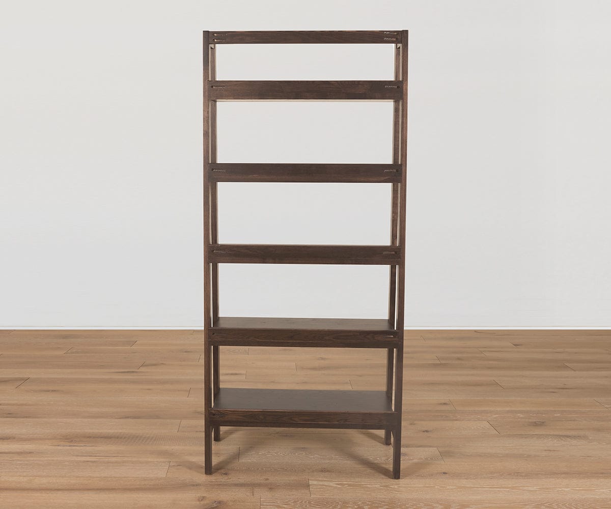 Wood Castle Myles Wide Bookcase