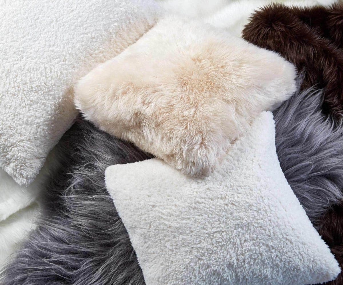 Sheepskin Throw - Grey