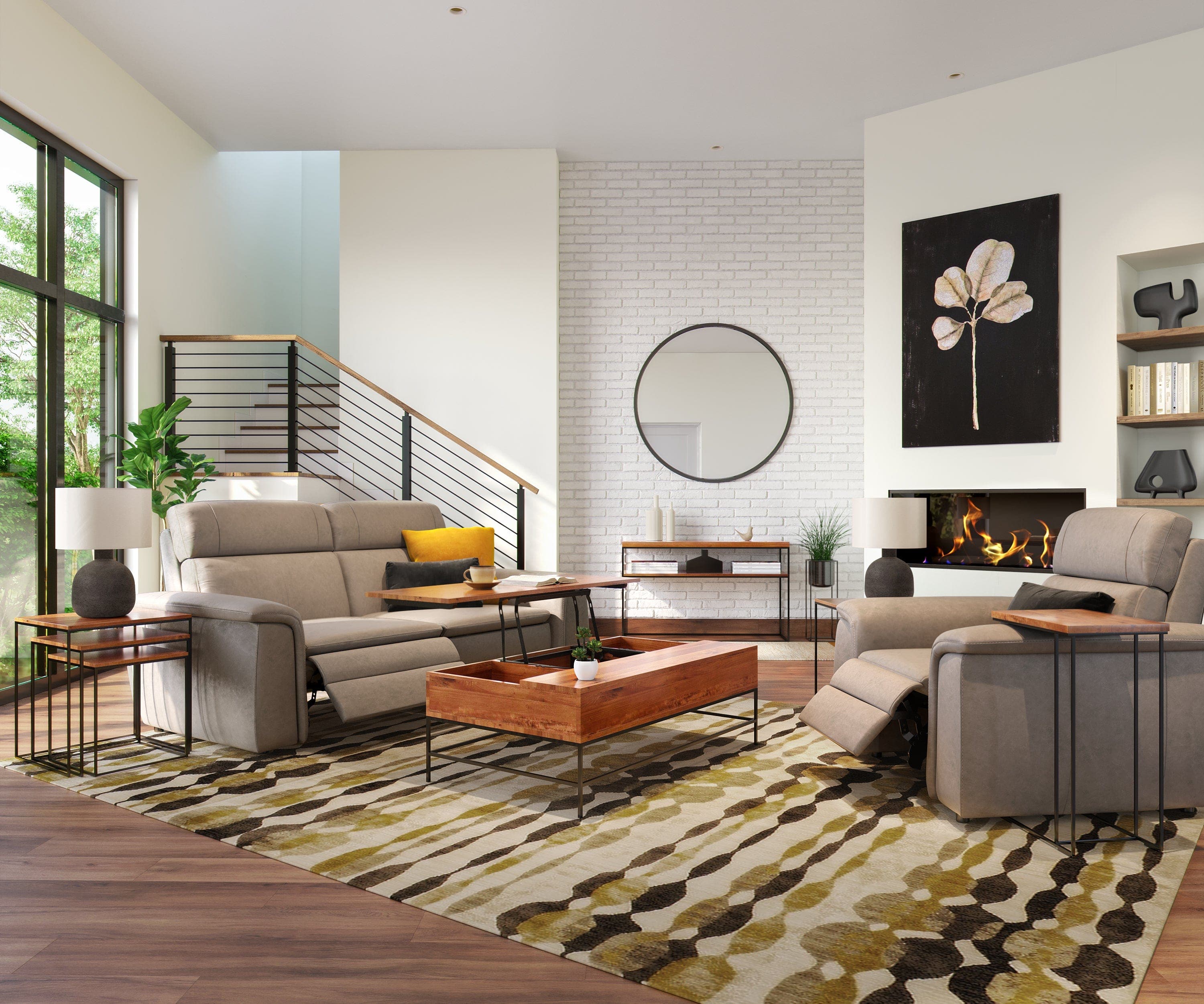 Janelle 48 Round Mirror