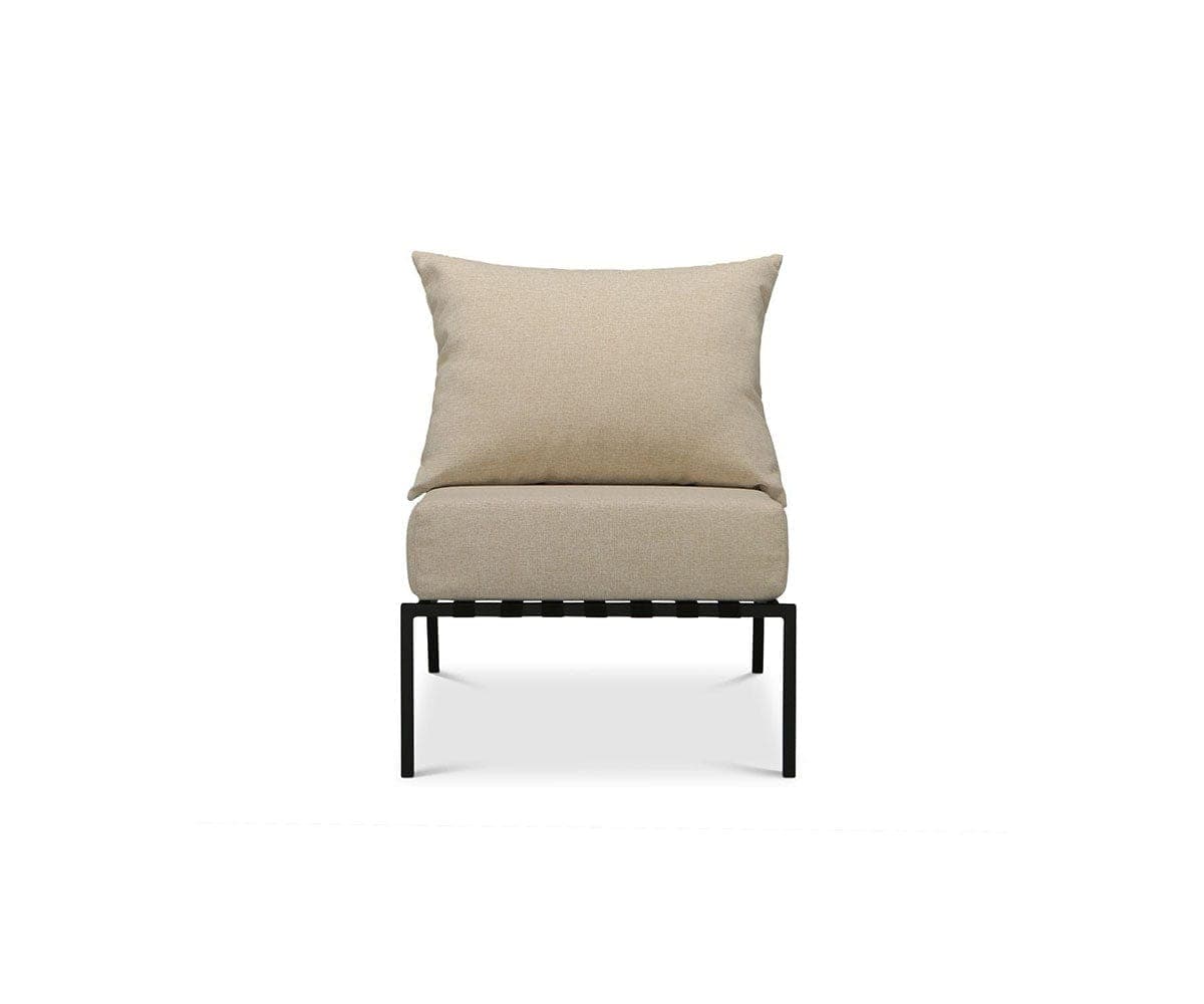 Da Costa Outdoor Armless Chair - Beige