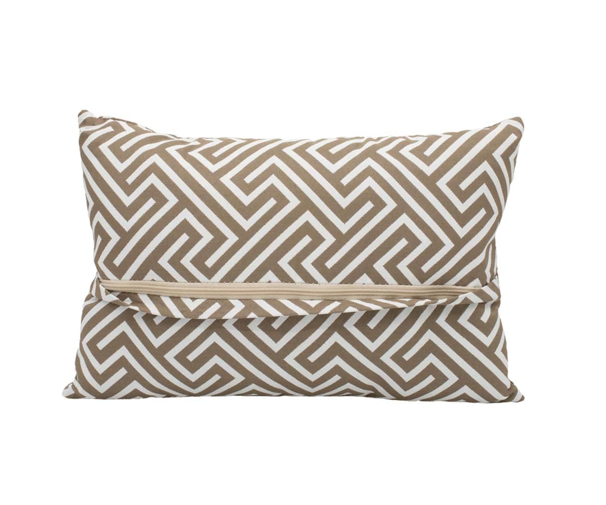 Palma Outdoor 12 Lumbar Toss Pillow - Taupe