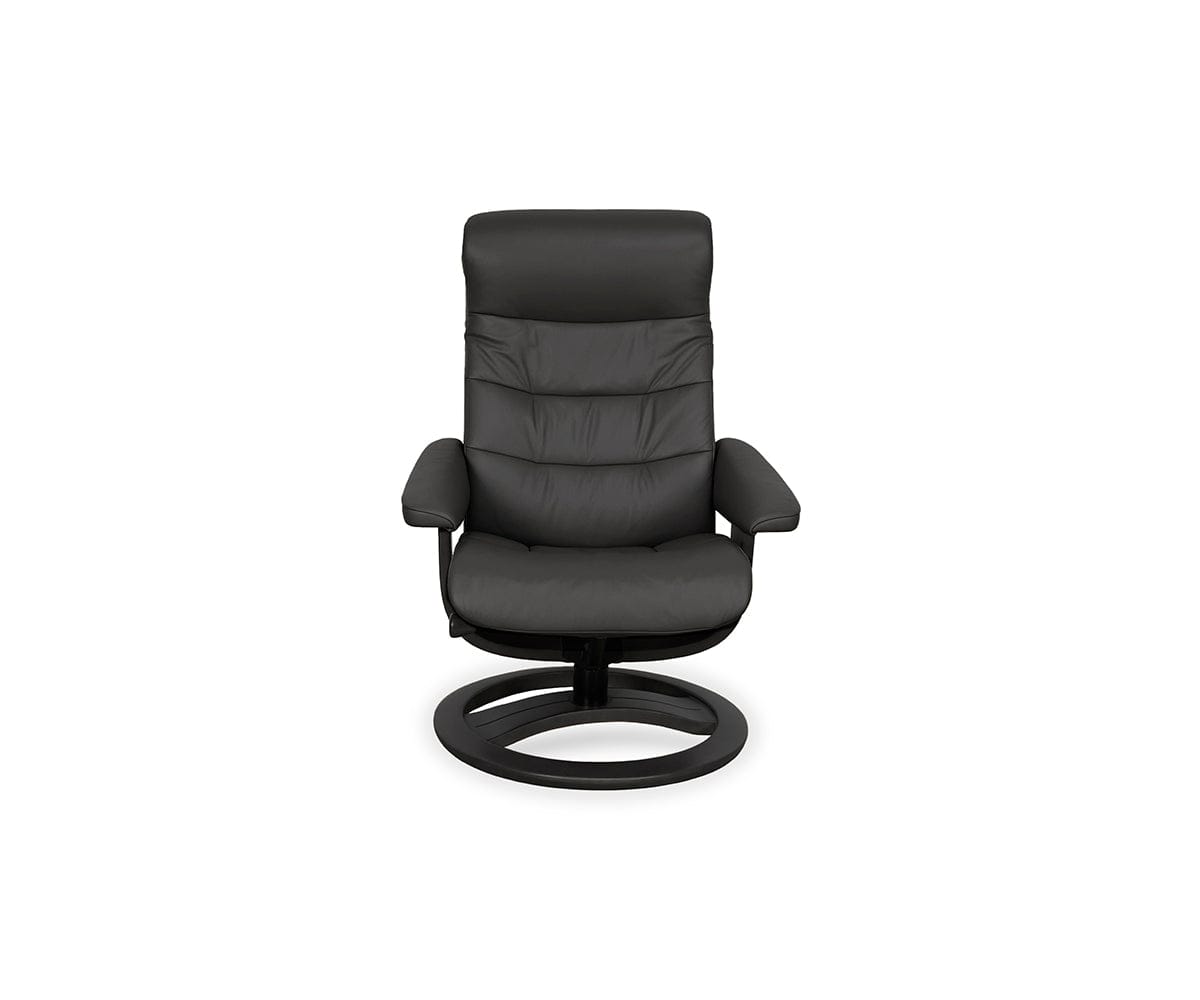 Hans Leather Recliner & Ottoman
