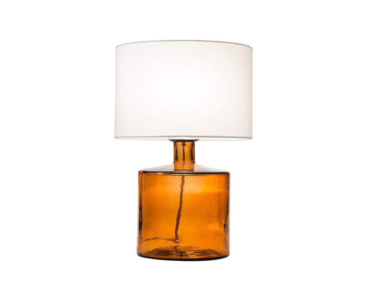 Translucent Glass Lamp - Amber