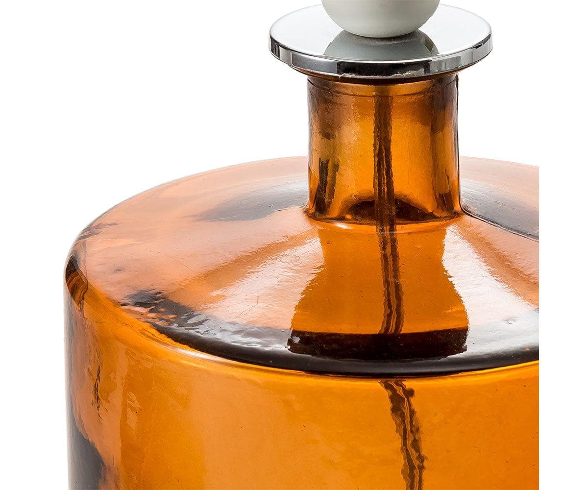 Translucent Glass Lamp - Amber