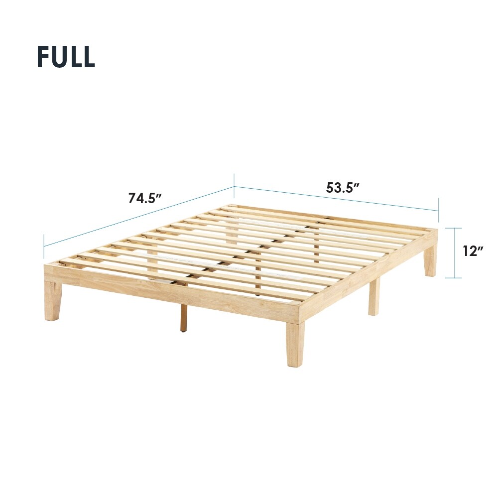 12 Classic Solid Wood Platform Bed Frame