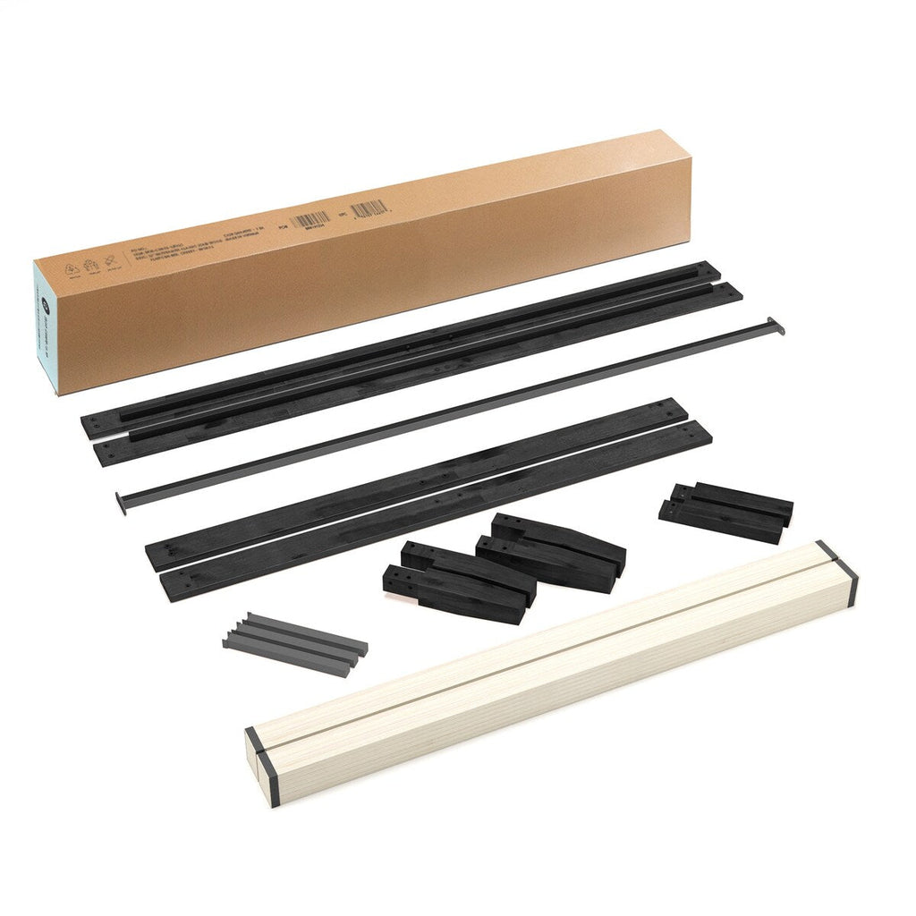 16 Inch Classic Solid Wood Platform Bed Frame in Multiple Finishes