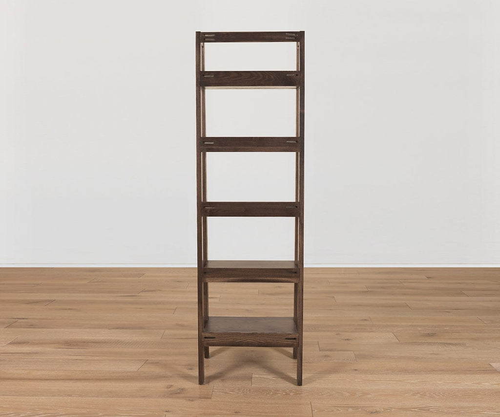 Wood Castle Myles Slim Bookcase