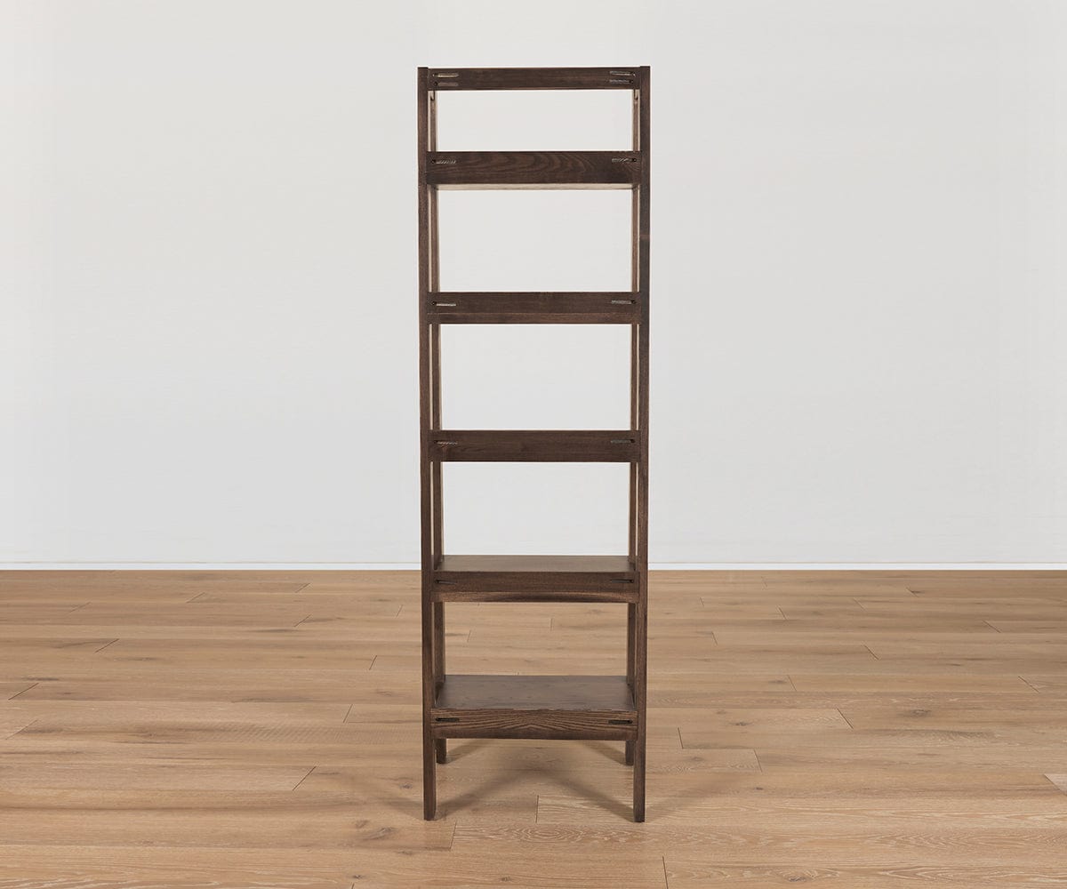 Wood Castle Myles Slim Bookcase