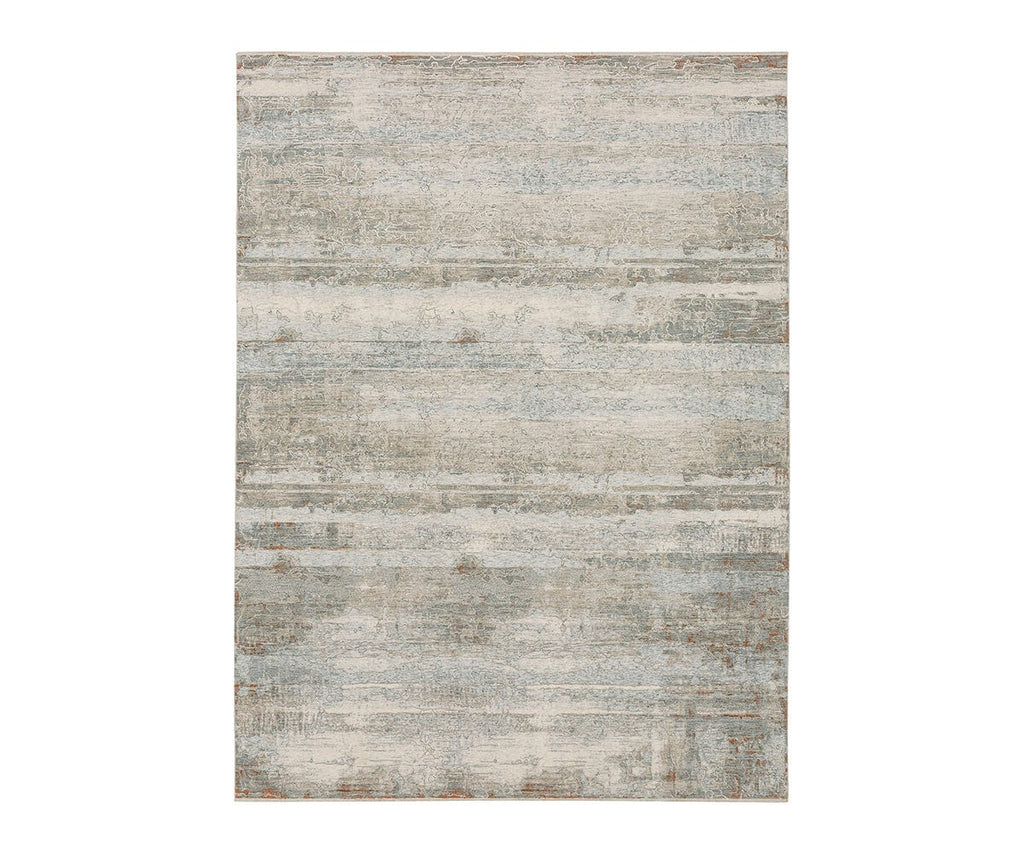 Karastan Solitude Silk Road Rug - Cream & Gray