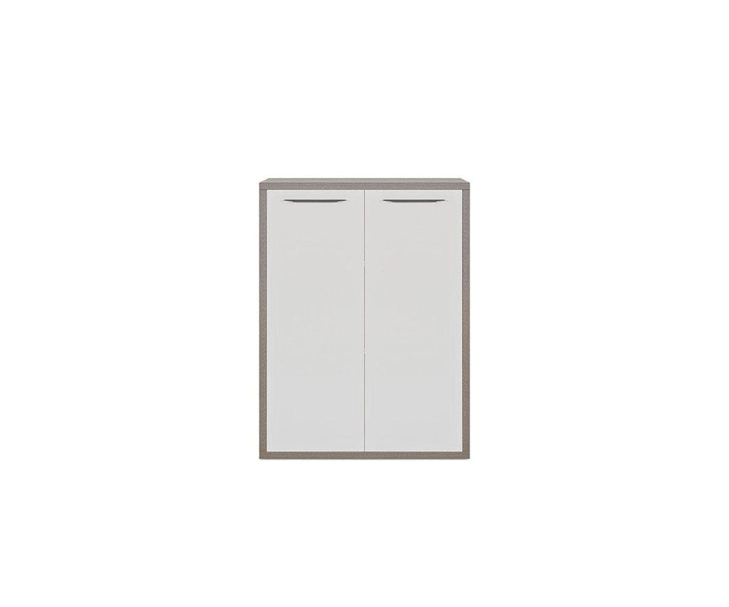 Gammel Low Bookcase with Doors