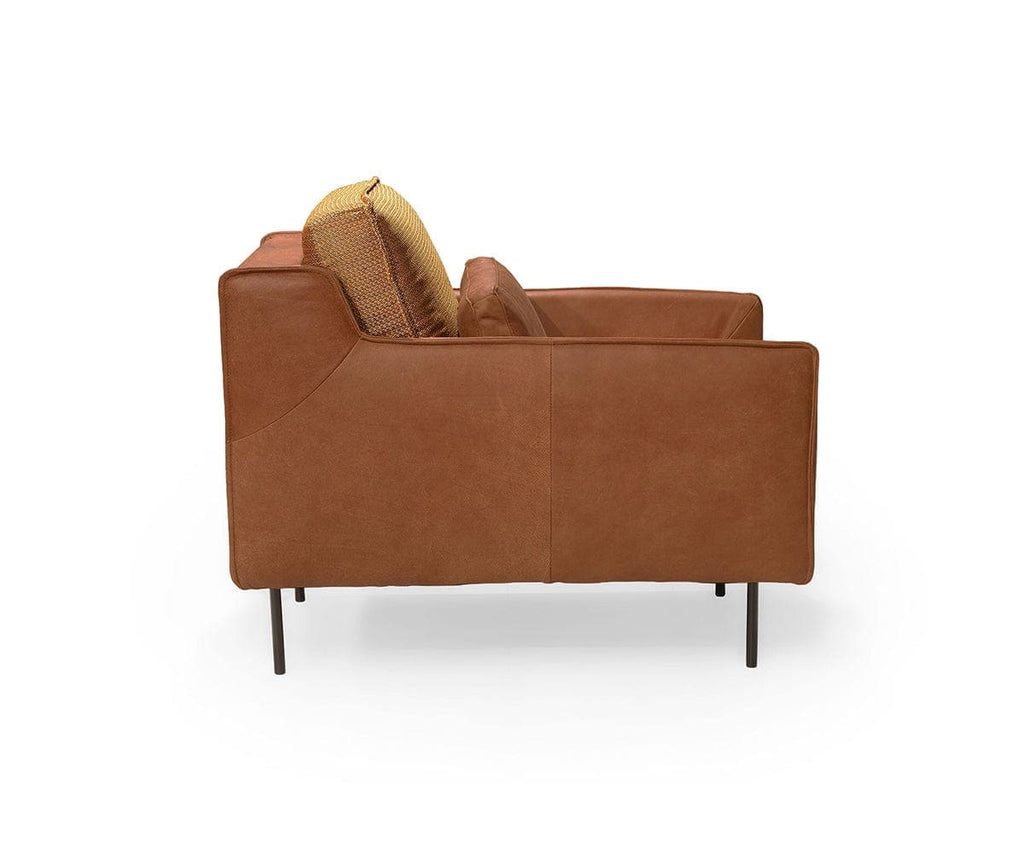 Gino Leather Chair - Cognac