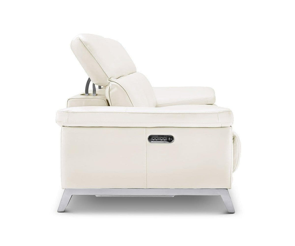 Voss Leather Power Reclining Sofa