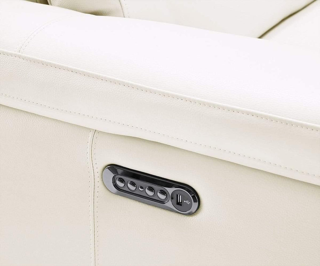 Voss Leather Power Reclining Sofa