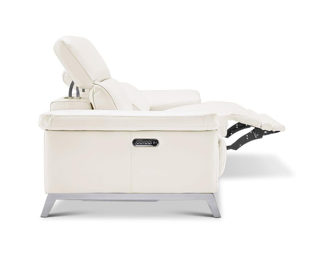 Voss Leather Power Reclining Sofa