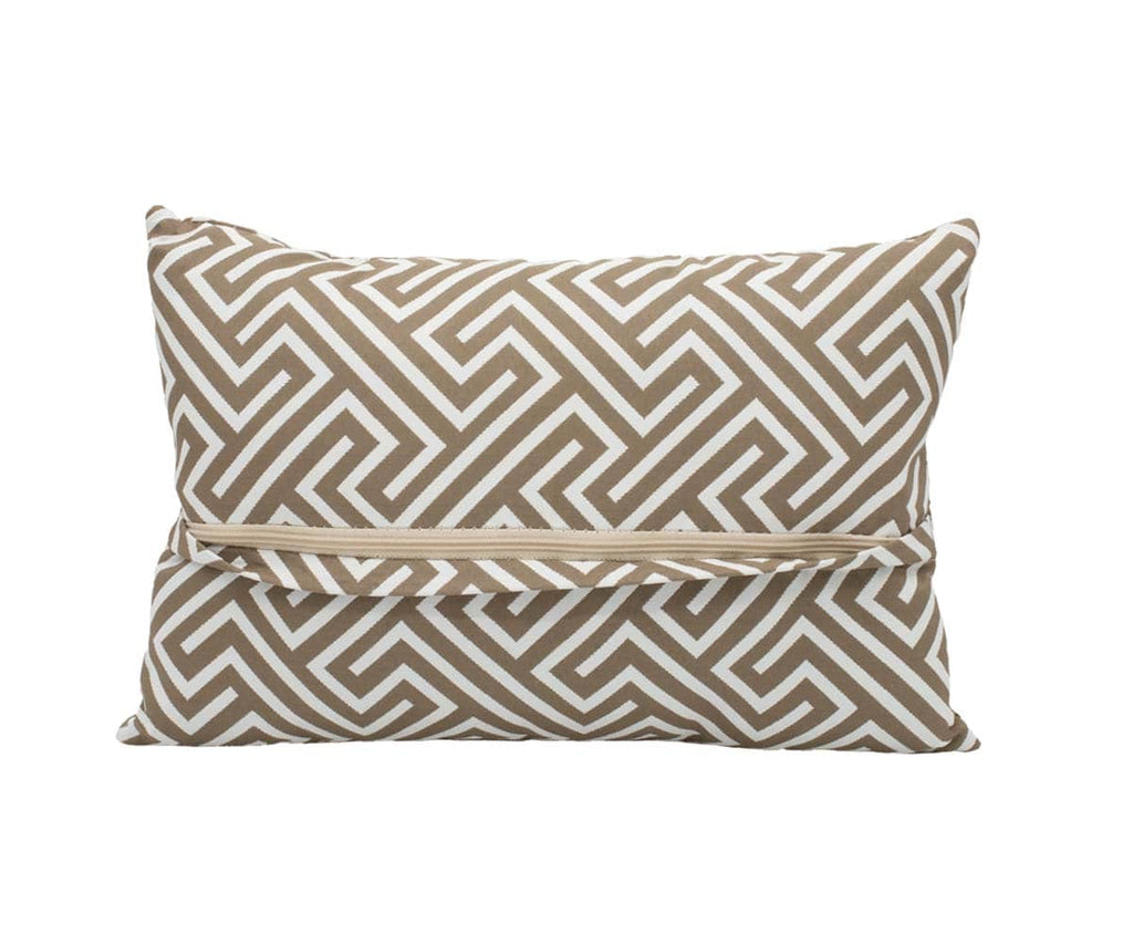 Palma Outdoor 12 Lumbar Toss Pillow - Taupe