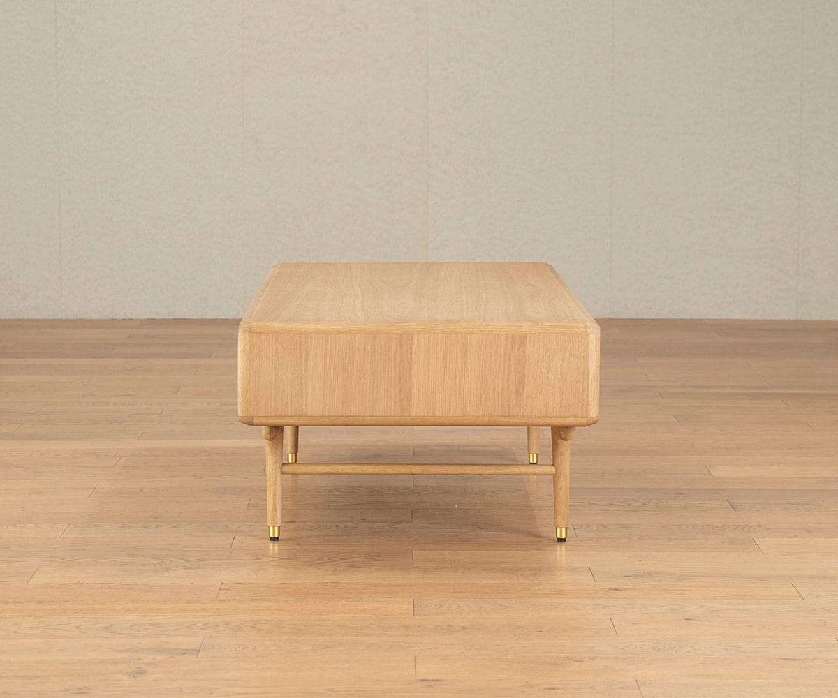Hendrick Storage Coffee Table II  - White Oak