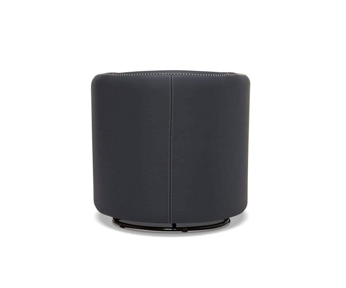 Nicasio Leather Swivel Chair