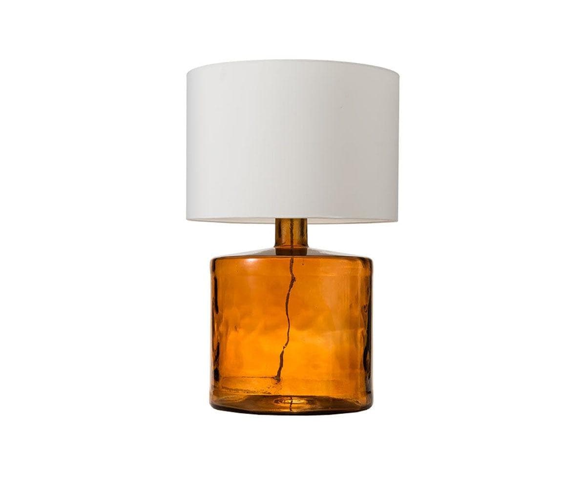 Translucent Glass Lamp - Amber