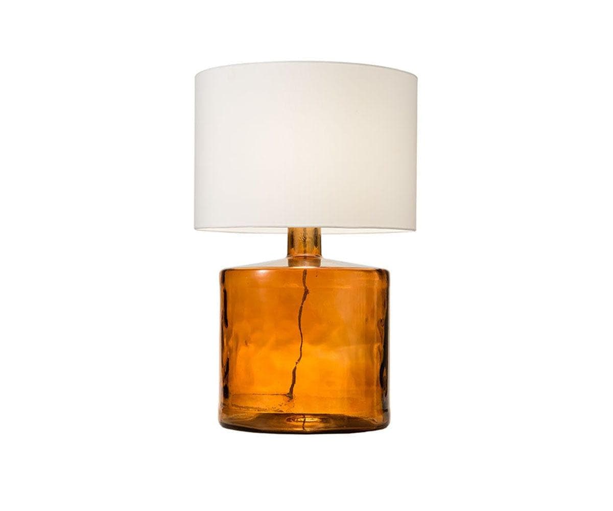 Translucent Glass Lamp - Amber