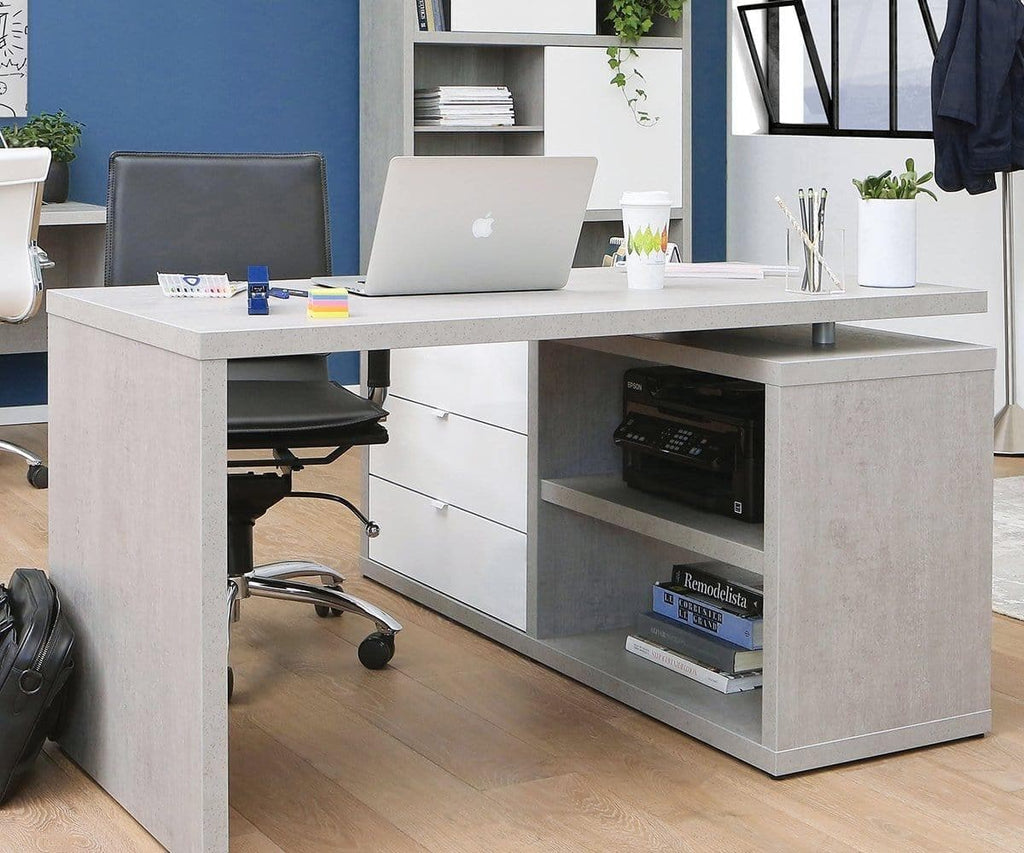 Sten 60 Desk With Storage Return