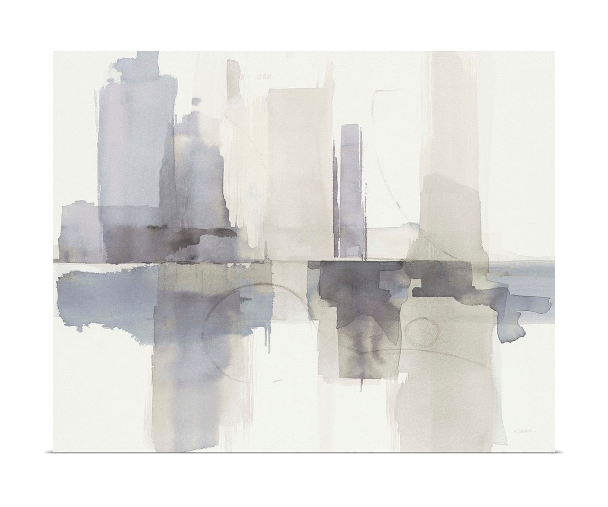 Improvisation II Gray Crop Wall Art