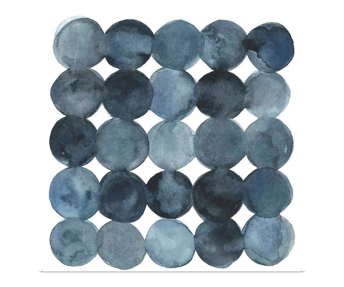 Blue Gray Density I Wall Art