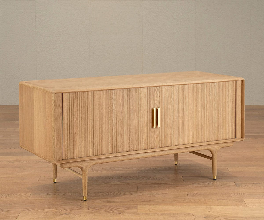 Hendrick 52 Media Stand II - White Oak