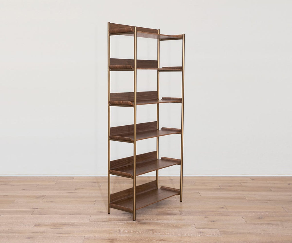 Freya 6 Shelves - Walnut