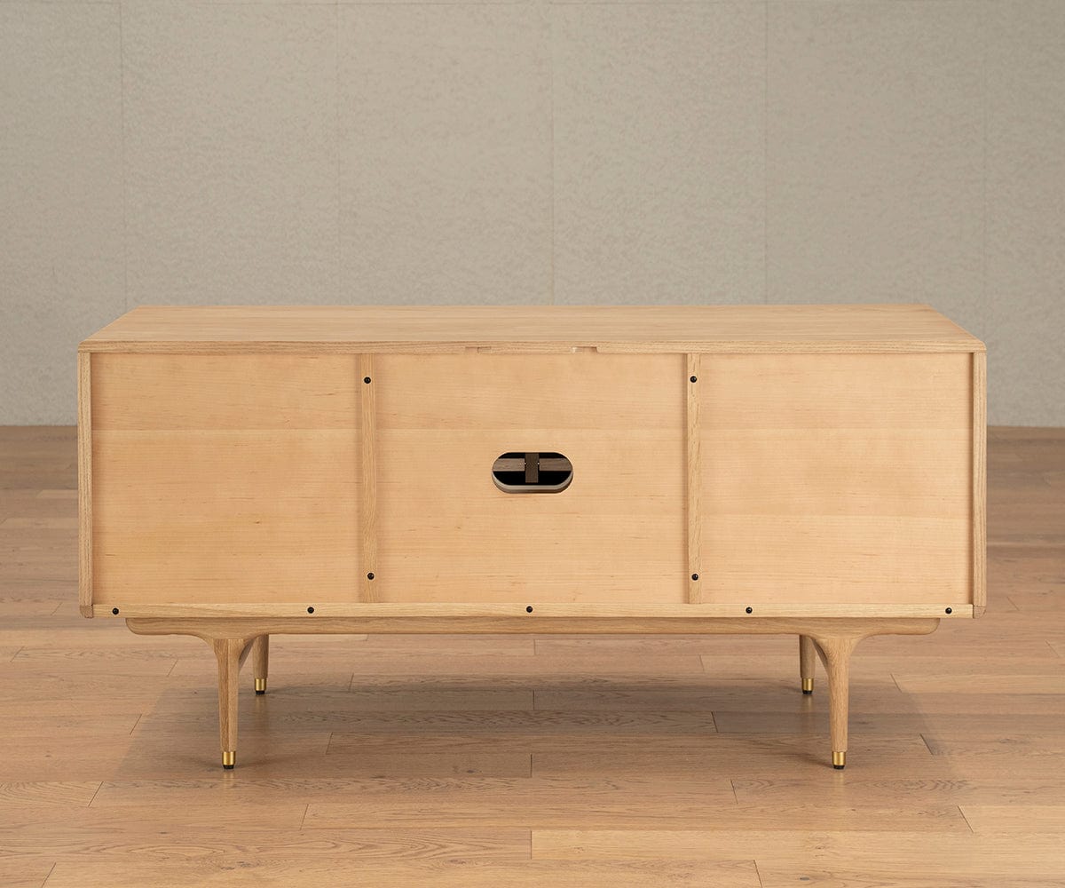 Hendrick 52 Media Stand II - White Oak