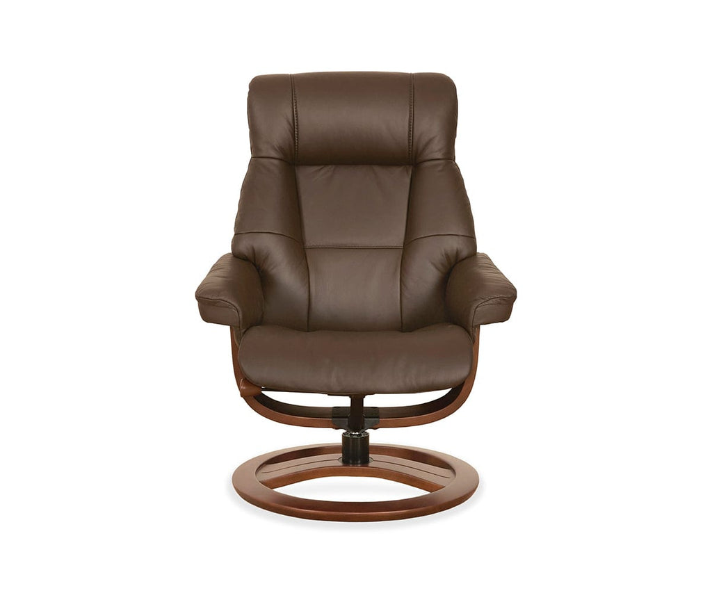 Aksel Leather Recliner & Ottoman