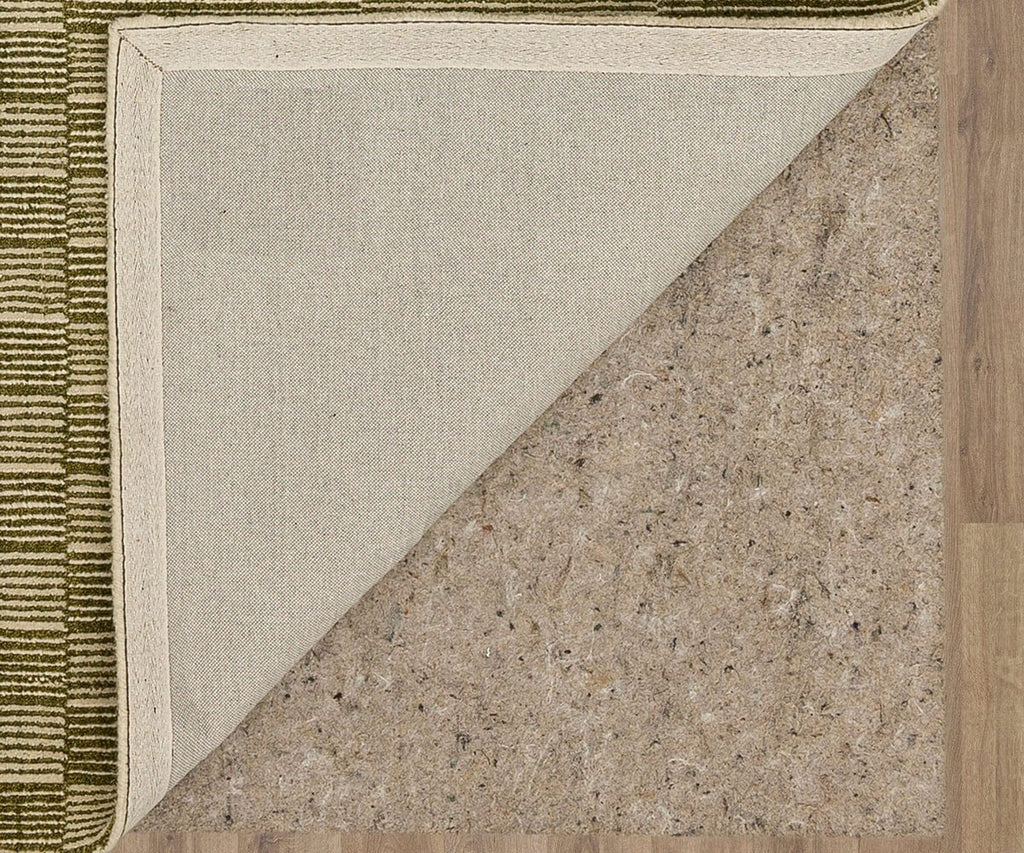 Karastan Broken Stripe Rug - Moss