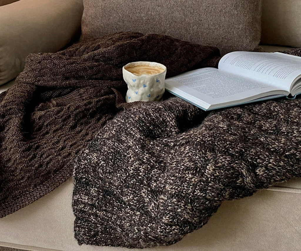 Cable Knit Throw